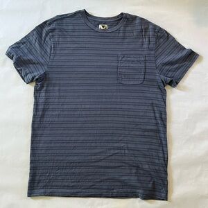 Voyager Striped Tee - Navy - Large